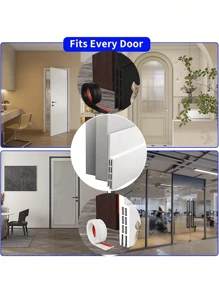 Türfalldämpfer, Türschwellenleisten für den Innen- und Außenbereich, schallgedämmte Türschwelle, Schlafzimmerdekoration