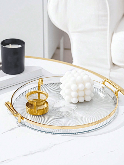 1 szt. Taca ekspozycyjna na biżuterię, wielofunkcyjna taca do przechowywania, miseczka na cukierki, talerz na owoce