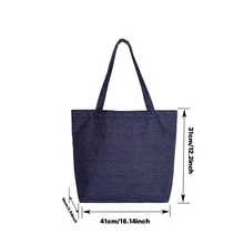 Sanrio 1 pezzo Borsa capiente per pendolari, borsa a spalla personalizzata semplice da donna per lo shopping