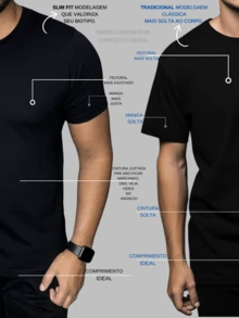 Premium Basic T-Shirts Made Of Peruvian Fabric With Smooth Elastane, Slim Fit And Traditional Design. - 紅色 - 查看 4