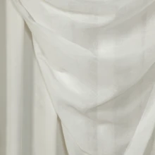 Linen Voile Curtain With Microfiber Lining For 28mm Single Rod - Rơm - Xem 4