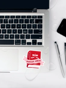 1 PIEZA Pegatina de vinilo a prueba de agua de tipo fantasía - Perfecta para amantes de los libros y fans de la fantasía - Excelente regalo para pegatinas de portátil, pegatinas de teléfono, pegatinas de sarcasmo, pegatinas sarcásticas, pegatinas de coche, calcomanía resistente al agua