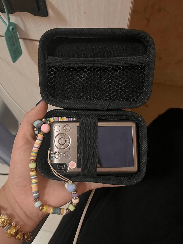 Compact & Portable CCD Camera Protective Case, Waterproof Material, USB Cable Portable Holder (Box Only), Suitable For Travel, School, University, Canon, Dorm, Power Bank, Perfect For Outdoor Photography Enthusiasts And Travelers, Charger Bag, Office Essential, Digital Cable Organizer, Power Bank Bag, Wallet, Travel Camera Bag For Men & Women, Christmas Gift, Teacher Essential, Lightweight & High Capacity
