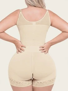 1 Pieza Shapewear colombiano para mujer, Faja Shapewear tipo body, Recuperación con 4 hileras de ganchos, Moldeador corporal integral, Levanta glúteos y control de abdomen, Apto para uso diario u ocasiones formales