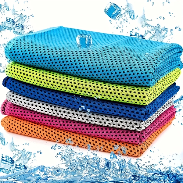 1pcs Sports Towel Cold Feeling Towel Fitness Ice Towel Ice Feeling Quick Drying Ice Cooling Towel Ice Cooling Sweat Absorbent Towel