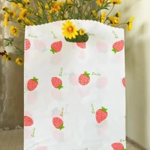 50pcs/Thick Four Finger Bag Fresh Small Accessories Hair Hairpin Earrings Plastic Packaging Bag Clothing Store Handbag Summer Cooling,Beach,Travel