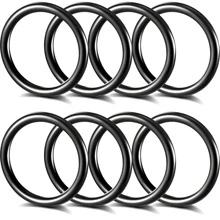 8pcs Car Bumper Cover Fixing Rubber O-Rings / Quick Repair Fastener Rubber O-Rings / Car Modification Rubber O-Rings