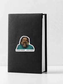 1pc Chicken Jockey Funny Sticker,Vinyl Sticker For Water Bottle Sticker,Kindle Sticker,Phone Sticker,Book Stickers - Multicolor - View 6