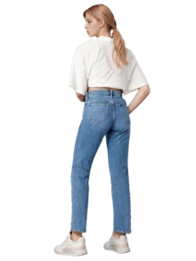 Lee Women's Casual Everyday Commute Slim Fit Jeans, Versatile - MODERN MID - View 2