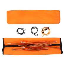 CuisinSmart Sun Shade Canopy For Kayak Boat Canoe,Waterproof Sun Shade Awning Top Cover For Single Person,Portable Universal Awning Canopy With Storage Bag For Outdoor Fishing,Orange - Orange - View 6