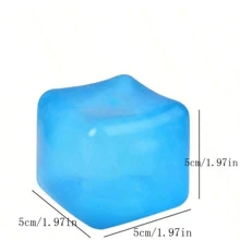 Stress Cube, brinquedo sensorial de bola de pressão macia para adultos, traz o melhor relaxamento e calma, Fidget Toy, bola de compressão para alívio do estresse para adultos, proporciona o melhor relaxamento e calma, Fidget Toy pode coletar Stress Relief Cube, bola macia - bola elástica de alívio do estresse que sobe lentamente, bloco de gelo para alívio do estresse, ferramenta pequena para alívio do estresse e ansiedade, Natal