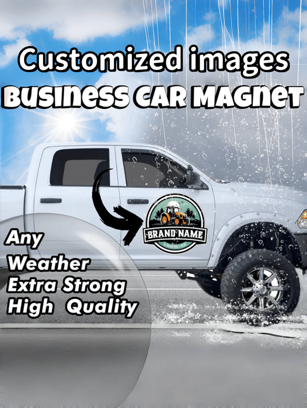 1 Custom Car Magnet Logo | Customize Logos For Your Cars, Trucks, And | Promote Your Business | Self Adhesive Magnetic Stickers | Professional Printing And Die-Cutting (Round, Rectangular, Square) | Car Accessories | Car Stickers | Refrigerator Stickers,Stylish,Fashion,Hipster,Casual,Minimal Chic,Personalized,Customized,Custom,Unique,Guy Costumes,Capsule Wardrobe,Men Basic/Street Style,Ideal Gifts For Him,Boyfriend,Family,Friends,For Birthdays,For Vacation/Holiday,For School/Competition,For Sports/Climbing