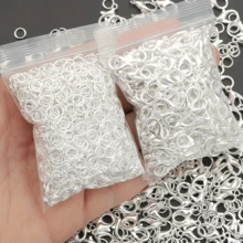 50/100/200 Pieces/Pack Jewelry Making Kit 25/50/100 Pieces Lobster Clasp 25/50/100 Pieces Open Jump Rings Pocket Closed Rings Handmade Bracelets Necklaces Earrings Accessories Parts