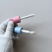 1pc 0.13oz Round Lip Gloss Tube With Brush, DIY Lip Oil, Lip Gloss, Lip Balm Tube, Makeup Sample Container, Travel Accessory