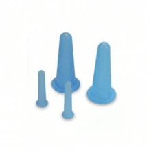 4 Pieces Facial Cupping Set Silicone Vacuum Cupping Cups For Face And Eye Cupping Massage