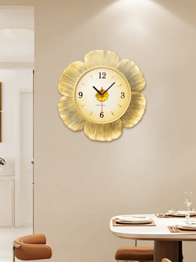 YZOK Living Room Clocks, Wand Creative Minimalist Art Interior ation, American European Retro High End Clocks. view 3