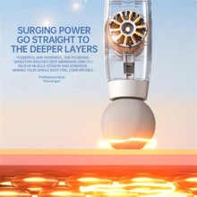 SOKANY Mini Portable Massage Fascia Gun, Muscle Relaxation Fascia Gun.Can Be Charged Via USB.3-Speed Adjustment, 300mAh Lithium Battery.Compact And Portable, Long Battery Life.Suitable For Different Scenarios: Home/Office/Business/Travel, Very Suitable For Sports And Fitness, Is An Essential Artifact For Sports Relaxation And Office Decompression.