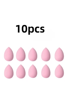16 Pieces Mini Pink Brown Makeup Sponge, Mini Multi-Functional Makeup Sponge, Suitable For Liquid, Cream And Powder Cake, No Latex Makeup Sponge, Suitable For All Skin Types, Christmas Gift, Simple And Beautiful, Easy To Carry