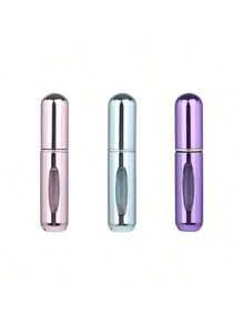 6pcs/5Pcs/4pcs/3Pcs/1Pc 5ML Perfume Refillable Bottle,Refillable Perfume Atomizer Bottle,Perfume Travel Spray Bottling Dispenser,Mini Portable Empty Liquid Container ,Travel Essentials ,Travel Organizer For Beach ,Summer Vacation Back To School