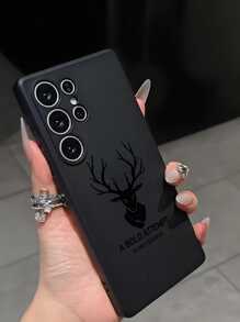 Deer & Motivational Slogan Anti-Drop Anti-Slip Soft Phone Case Cover Compatible With IPhone, OPPO, HONOR, REDMI, GALAXY, - Great Gift