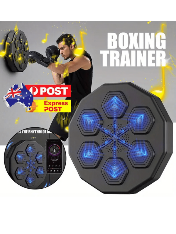 Elektronische Musik-Boxmaschine, intelligentes Boxspiel, Boxtrainingsausrüstung, wandmontierte Schlagpolstermaschine, Zielübungs-Boxtrainer
