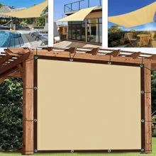 Encrypted And Thickened Shade Sail For Patio, Balcony, Garden - UV Protection, Ventilation, Cooling Canopy, Outdoor Awning