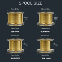 BILLINGS Spinning Reel,8000-14000 Fishing Reel Max Drag 20KG With Metal Spool&Grip Metal Rocker,Left Right Hands Replaceable-Ideal For Freshwater,Offshore And Long Cast Surf Saltwater Fishing