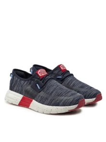 HEYDUDE HEY DUDE Sirocco M Sport Mode - Sneakers - Navy blue and Grey - View 2