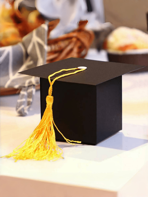 10pcs Candy Box DIY Graduation Cap Boxes Suitable For Graduation Party Gifts