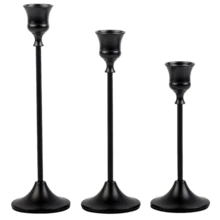 30 件/套优雅金色金属烛台套装，复古装饰中心烛台 12 件套，金属烛台适用于 3/4 英寸蜡烛，感恩节、圣诞节、婚礼的高烛台 - 彩色 - 查看 20