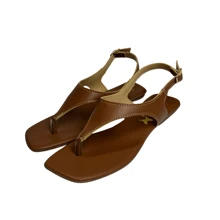 Sandálias Feminina Rasteiras Dedinho Elegante Fivela Adulta Verão