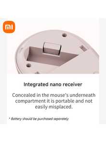 Xiaomi 无线鼠标 3、1200DPI 传感器、双 2.4GHz 和无线模式、舒适握感和静音点击、大胆的色彩组合、高精度传感器，具有平滑稳定的跟踪 - 彩色 - 查看 9