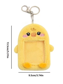 1 breloc drăguț cu rață, suport pentru card de identitate cu rață de pluș, husă de protecție pentru album foto instantaneu de 3 inci, rechizite școlare, înapoi la școală