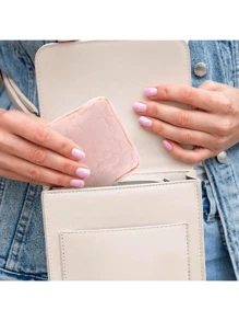 1 pièce Sac de rangement pour serviettes hygiéniques, sac organisateur de cosmétiques, pochette portable imperméable
