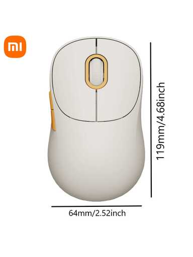 Xiaomi Wireless Mouse 3, 1200DPI Sensor, Dual 2.4GHz And Wireless Modes, Comfortable Grip And Silent Clicking, Bold Colour Combinations, High Precision Sensor With Smooth And Stable Tracking