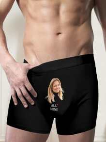 Custom Men's Boxer Shorts With Face – Personalized Funny Underwear For Boyfriend, Husband, Or Him – Unique Gift For Valentine's Day, Birthday, Anniversary, Or Holiday – Cute, Adorable, Colorful Novelty Briefs (XS-3XL)