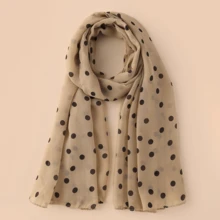 A Fashionable Leopard Print Soft Thin Women's Scarf Shawl Suitable For Daily Commuting Outerwear - Brown - View 5
