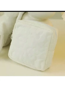 1 pièce Sac de rangement pour serviettes hygiéniques, sac organisateur de cosmétiques, pochette portable imperméable