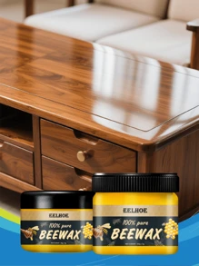 100g/80g/40g Natürliches Bienenwachs Möbelpolitur - poliert, imprägniert, kratzfest, Holzbodenpflege Bienenwachs. Natürliches Bienenwachs nährt Holz intensiv, wodurch es seinen Glanz und sein natürliches Gefühl wiedererlangt. Langanhaltender glänzender Schutz, verhindert Alterung, Trockenheit und Rissbildung. Wasserdicht, schimmelbeständig und entfernt Flecken. Löst Probleme wie Stumpfheit, Trockenheit, Kratzer durch Reibung sowie Feuchtigkeit/Schimmel.