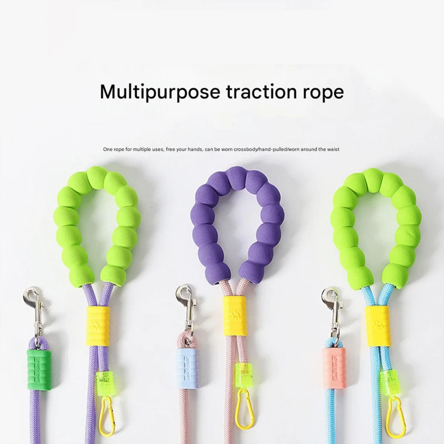 Hands-Free Dog Leash, Adjustable Waist Belt For Walking Dogs, Shock-Absorbing Crossbody Strap, Dual Dog Leash, Running Training Jogging Outdoor Dog Leash, Traction Rope, Multi-Use Traction Rope, Multi-Functional Traction Rope, Soft Grip Dog Leash