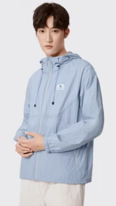 CAMEL CROWN Women's Sun Protection Clothing, Sun Protection Skin Clothing Summer Cool Breathable Water-Repellent Sun Protection Clothing Jacket - Cloudy Blue - View 1