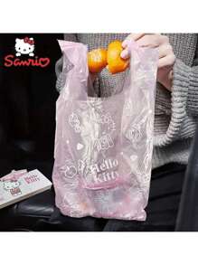 Sanrio 10PCS/50PCS Sanrio Official Licence Cute Y2k Printed Kitty Garbage Bag Portable Tank Top Design - Perfect For Desktop, Travel, And Outdoor Neat Car Garbage Bag