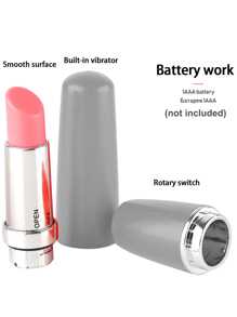 Estimulador vibratorio con forma de lápiz labial para el punto G, el clítoris y los pezones, juguete sexual para mujeres
