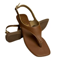 Sandálias Feminina Rasteiras Dedinho Elegante Fivela Adulta Verão