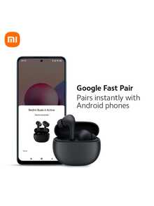 Redmi Buds 4 有源耳机 白色，AI 通话降噪，IPX4 防水，播放时间长达 28 小时，Google 快速配对，12 毫米动圈单元 - 白色 - 查看 9