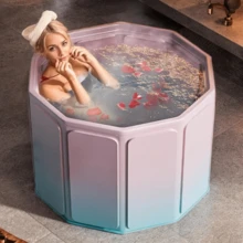 Folding Bathtub SPA Adult Professional Hot Tub No Assembly Easy Storage - 彩色 - 查看 2