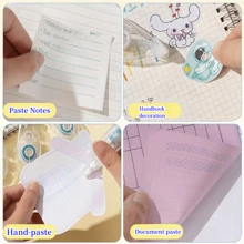 4 pièces/1 set Stylo adhésif double face à haute viscosité sans trace, utilisé pour les journaux, les fournitures scolaires, les marqueurs de couleur, les agendas, les cadeaux pour les amis, la rentrée des classes