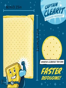 1pc Cleaning Sponge, Scouring Pad, Square Dishwashing Cloth, Basic Dishwashing Cloth, Sink Or Stove Fabric, Washable Antibacterial Brush, Kitchen Supplies, Kitchen Cleaning Tools. Suitable For Kitchen, Bathroom, Glass