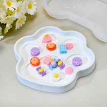 New DIY Cat Claw Tray Mold, Resin Dripping Mold, Gypsum Bone Plate Dish, Silicone Mold For Storage