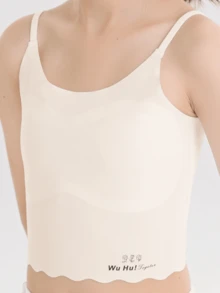 Adolescent Girl Sports Bra, Casual Camisole Top For Primary And Middle School Students, Anti-Exposure Slip Prevention Design, Suitable For Summer